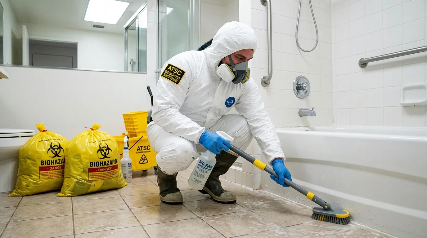 Decontamination equipment deployed for Blood Cleanup in Galveston